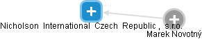 Nicholson  International  Czech  Republic ,  s.r.o. - náhled vizuálního zobrazení vztahů obchodního rejstříku