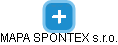 MAPA SPONTEX s.r.o. - náhled vizuálního zobrazení vztahů obchodního rejstříku