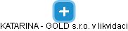 KATARINA - GOLD s.r.o. v likvidaci - náhled vizuálního zobrazení vztahů obchodního rejstříku
