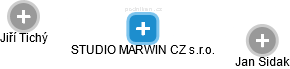 STUDIO MARWIN CZ s.r.o. - náhled vizuálního zobrazení vztahů obchodního rejstříku