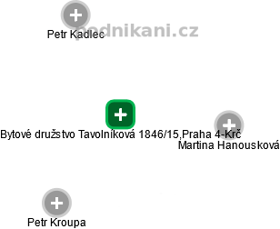 Bytové družstvo Tavolníková 1846/15,Praha 4-Krč - náhled vizuálního zobrazení vztahů obchodního rejstříku