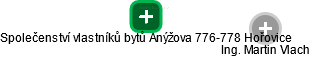 Společenství vlastníků bytů Anýžova 776-778 Hořovice - náhled vizuálního zobrazení vztahů obchodního rejstříku