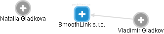 SmoothLink s.r.o. - náhled vizuálního zobrazení vztahů obchodního rejstříku