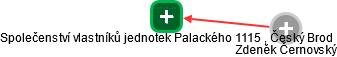 Společenství vlastníků jednotek Palackého 1115 , Český Brod - náhled vizuálního zobrazení vztahů obchodního rejstříku
