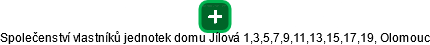 Společenství vlastníků jednotek domu Jílová 1,3,5,7,9,11,13,15,17,19, Olomouc - náhled vizuálního zobrazení vztahů obchodního rejstříku