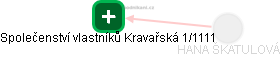 Společenství vlastníků Kravařská 1/1111 - náhled vizuálního zobrazení vztahů obchodního rejstříku