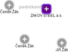 ZAKOV  STEEL a.s. - náhled vizuálního zobrazení vztahů obchodního rejstříku