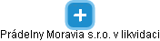 Prádelny Moravia s.r.o. v likvidaci - náhled vizuálního zobrazení vztahů obchodního rejstříku