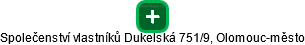Společenství vlastníků Dukelská 751/9, Olomouc-město - náhled vizuálního zobrazení vztahů obchodního rejstříku