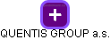 QUENTIS GROUP a.s. - náhled vizuálního zobrazení vztahů obchodního rejstříku