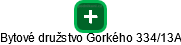 Bytové družstvo Gorkého 334/13A - náhled vizuálního zobrazení vztahů obchodního rejstříku