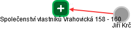 Společenství vlastníků Vrahovická 158 - 160 - náhled vizuálního zobrazení vztahů obchodního rejstříku