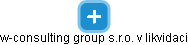 w-consulting group s.r.o. v likvidaci - náhled vizuálního zobrazení vztahů obchodního rejstříku