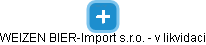 WEIZEN BIER-Import s.r.o. - v likvidaci - náhled vizuálního zobrazení vztahů obchodního rejstříku