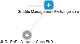 Graddo Management Exchange s.r.o. - náhled vizuálního zobrazení vztahů obchodního rejstříku