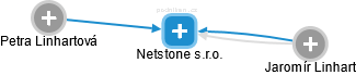 Netstone s.r.o. - náhled vizuálního zobrazení vztahů obchodního rejstříku