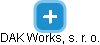 DAK Works, s. r. o. - náhled vizuálního zobrazení vztahů obchodního rejstříku