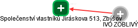 Společenství vlastníků Jiráskova 513, Zbýšov - náhled vizuálního zobrazení vztahů obchodního rejstříku