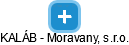 KALÁB - Moravany, s.r.o. - náhled vizuálního zobrazení vztahů obchodního rejstříku