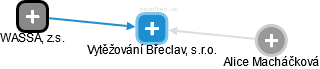 Vytěžování Břeclav, s.r.o. - náhled vizuálního zobrazení vztahů obchodního rejstříku