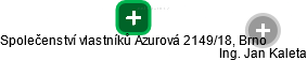Společenství vlastníků Azurová 2149/18, Brno - náhled vizuálního zobrazení vztahů obchodního rejstříku
