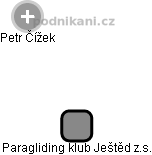 Paragliding klub Ještěd z.s. - náhled vizuálního zobrazení vztahů obchodního rejstříku