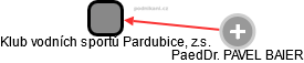 Klub vodních sportů Pardubice, z.s. - náhled vizuálního zobrazení vztahů obchodního rejstříku
