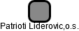Patrioti Liderovic,o.s. - náhled vizuálního zobrazení vztahů obchodního rejstříku