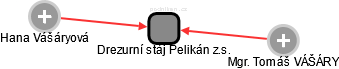 Drezurní stáj Pelikán z.s. - náhled vizuálního zobrazení vztahů obchodního rejstříku