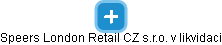 Speers London Retail CZ s.r.o. v likvidaci - náhled vizuálního zobrazení vztahů obchodního rejstříku