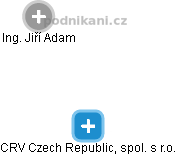 CRV Czech Republic, spol. s r.o. - náhled vizuálního zobrazení vztahů obchodního rejstříku