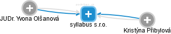syllabus s.r.o. - náhled vizuálního zobrazení vztahů obchodního rejstříku