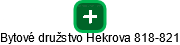 Bytové družstvo Hekrova 818-821 - náhled vizuálního zobrazení vztahů obchodního rejstříku