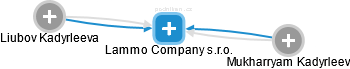 Lammo Company s.r.o. - náhled vizuálního zobrazení vztahů obchodního rejstříku