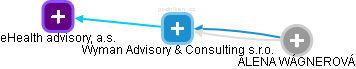 Wyman Advisory & Consulting s.r.o. - náhled vizuálního zobrazení vztahů obchodního rejstříku