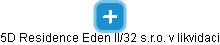 5D Residence Eden II/32 s.r.o. v likvidaci - náhled vizuálního zobrazení vztahů obchodního rejstříku