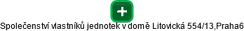 Společenství vlastníků jednotek v domě Litovická 554/13,Praha6 - náhled vizuálního zobrazení vztahů obchodního rejstříku