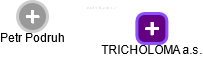 TRICHOLOMA a.s. - náhled vizuálního zobrazení vztahů obchodního rejstříku