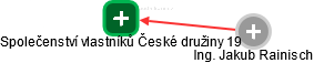 Společenství vlastníků České družiny 19 - náhled vizuálního zobrazení vztahů obchodního rejstříku