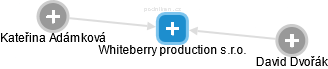 Whiteberry production s.r.o. - náhled vizuálního zobrazení vztahů obchodního rejstříku