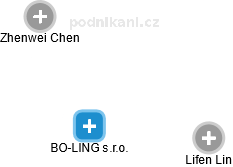 BO-LING s.r.o. - náhled vizuálního zobrazení vztahů obchodního rejstříku