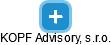KOPF Advisory, s.r.o. - náhled vizuálního zobrazení vztahů obchodního rejstříku