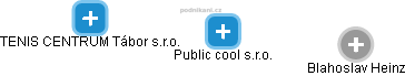 Public cool s.r.o. - náhled vizuálního zobrazení vztahů obchodního rejstříku