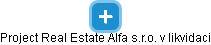 Project Real Estate Alfa s.r.o. v likvidaci - náhled vizuálního zobrazení vztahů obchodního rejstříku