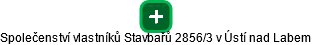 Společenství vlastníků Stavbařů 2856/3 v Ústí nad Labem - náhled vizuálního zobrazení vztahů obchodního rejstříku