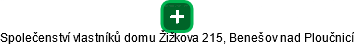 Společenství vlastníků domu Žižkova 215, Benešov nad Ploučnicí - náhled vizuálního zobrazení vztahů obchodního rejstříku