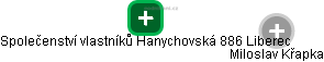 Společenství vlastníků Hanychovská 886 Liberec - náhled vizuálního zobrazení vztahů obchodního rejstříku