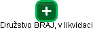 Družstvo BRAJ, v likvidaci - náhled vizuálního zobrazení vztahů obchodního rejstříku