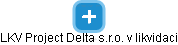 LKV Project Delta s.r.o. v likvidaci - náhled vizuálního zobrazení vztahů obchodního rejstříku