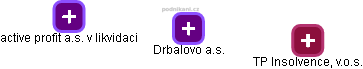 Drbalovo a.s. - náhled vizuálního zobrazení vztahů obchodního rejstříku
